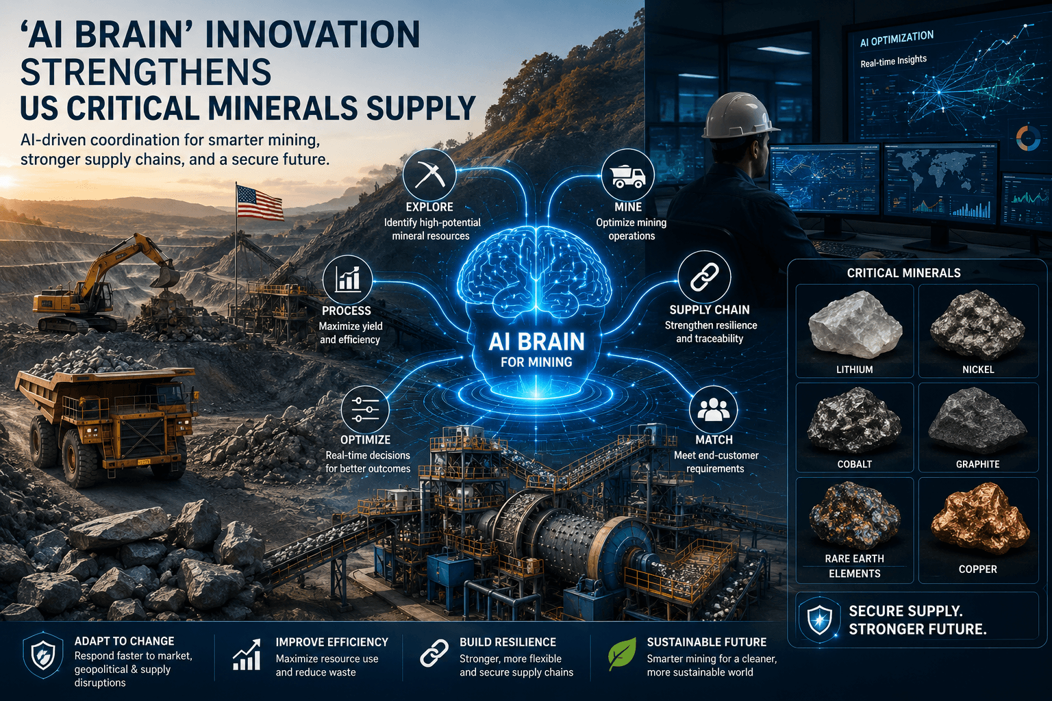 AI brain’ Innovation strengthens US Critical Minerals Supply
